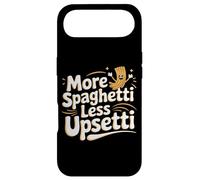 More Spaghetti Less Upsetti Funny Citation Coque pour iPhone Air