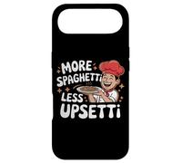 More Spaghetti Less Upsetti Funny Citation Coque pour iPhone Air