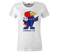 More T Vicar France 98 Vintage T Shirt - Distressed Look Print Dames Football World Cup T Shirt