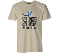 More T Vicar So Long and Thanks for All The Fish - Hommes Douglas Adams Guide de l'auto-stoppeur du Slogan de la Citation Galaxy T-Shirt