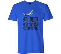 More T Vicar So Long and Thanks for All The Fish - Hommes Douglas Adams Guide de l'auto-stoppeur du Slogan de la Citation Galaxy T-Shirt