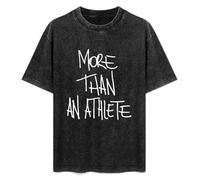 More Than an Athlete Black T-Shirt Mens Tee Unisex Tops L