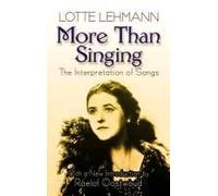 More Than Singing: The Interpretation Of Songs