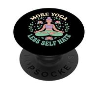 More Yoga Less Self Hate Méditation PopSockets PopGrip Adhésif
