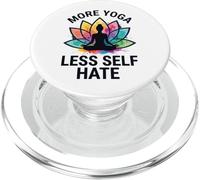 More Yoga Less Self Hate Méditation PopSockets PopGrip pour MagSafe