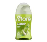 More Zerup Poire 65 ml pour jusqu'à 8 l de boisson prête à l'emploi, sirop sans sucre avec de véritables extraits de fruits, végétalien, zéro calories, fabriqué en Allemagne