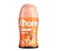 More Zerup, sirop zéro calorie avec de vrais extraits de fruits, multifruits, 65 ml (jusqu'à 8 l) - Zéro sucres ajoutés