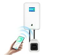 Morec 7kw 32A Monophasé VE Wallbox Borne de Recharge Connexion Bluetooth/Wifi,avec socket de Type 2,Câble de charge non inclus
