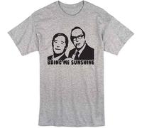 Morecambe & Wise Bring Me Sunshine T Shirt Retro British Comedy TV Show 60s 70s Grey L