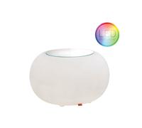Moree Bubble LED Accu Multicolor leuchte, avec plaque de verre
