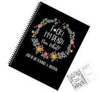 Moreeulsi 28 x 21,5 cm I'm Dead Now What Book Planner, F-uck I'm Dead, When I'M End Of Life Workbook Organizer Notebook For Possessions, End of Life Planner, Organizer Notebook For Possessions