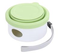 Moreeulsi Bol à collation pour Chien, Bol à Nourriture pour Chien - Conteneur Pliable pour friandises pour Animaux de Compagnie avec Support de Sac à déchets,Bol d'eau portatif de Stockage de