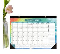Moreeulsi Calendrier de bureau motivant | Calendrier de bureau 2024-2025 - Calendrier détachable 2024-2025, page de motivation par jour, décoration de bureau pour femme