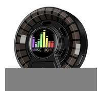 Moreeulsi Diffuseur d'air de voiture avec lumière - Lampe de parfum pour voiture, éclairage ambiant, parfum de sortie d'air, aromathérapie de voiture, désodorisants d'automobile, lumière LED rythmique