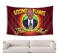 Moreeulsi Drapeaux Biden pour extérieur - Drapeaux décoratifs de chambre | That's All Fulks Bannières de 9,5 x 1,5 m, bannière de drapeau imprimé pour décoration intérieure et extérieure