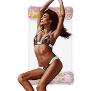 Moreeulsi Flotteurs de piscine pour adultes - Hamac d'eau pliable - Chaise longue flottante portable à paillettes pour adultes au bord du lac, loisirs, vacances, activités aquatiques, fournitures