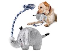 Moreeulsi Jouets couineurs pour chiens - Jouets en peluche amusants pour caniche, bouledogue, senior, maison, voyage, camping, améliore les moments ludiques pendant les activités intérieures et