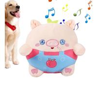 Moreeulsi Jouets en peluche électriques pour petit chien - Jouets interactifs pour chien - Jouets couineurs pour chiens, lavables pour petits et grands chiens