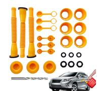 Moreeulsi Kit de bec verseur de rechange | Buse verseur flexible | Ensemble de rechange pour réservoirs de 1/2/5/30 gallons de moto, bateau, camping, garage, tronçonneuse, atelier, VTT