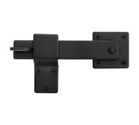 Moreeulsi Loquet de Porte pour Porte coulissante, loquet de Porte de poulailler | Loquet de Porte Rotatif Polyvalent à 360 degrés,Quincaillerie de Serrure de Porte conviviale, loquet de Porte Noir