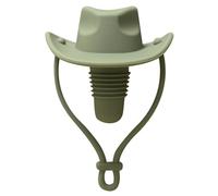 Moreeulsi Lot de 2 bouchons de bouteille de vin en silicone en forme de chapeau de cowboy, bouchons de bouteille de vin amusants, bouchons de bouteille de vin pour bière, champagne, whisky pour garder