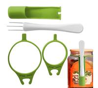 Moreeulsi Outil de fourchette à cornichons, pince à cornichons | Pickle Pincher Picker,Pince à nourriture au poivre d'olive, Gadgets de cuisine uniques, fourchette à cornichon avec Long manche pour