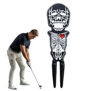 Moreeulsi Outil de réparation Vert de Golf - Outil de repère de Balle en Forme de crâne | Fourche Portable en de Zinc pour pelouse, pelouse, Terrain de Golf, Accessoires pour collectionneur