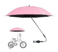 Moreeulsi Parasol pour poussette avec pince, protection UV à 360 °, auvent pour chariot B-IKE, parasol à clip pour landau, grand parasol de protection UV pour poussette avec pince