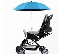 Moreeulsi Parasol pour poussette avec pince, protection UV à 360 °, auvent pour chariot B-IKE, parasol à clip pour landau, grand parasol de protection UV pour poussette avec pince