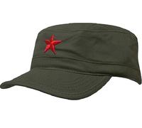 morefaz Armée Casquette de Baseball Bonnet Chapeau Cuba Castro Russian Star AK-47Hat Cadet COMBAT MILITAIRE (Green)