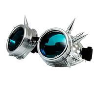 morefaz Welding Cyber Goggles Pointes de Soleil des Lunettes de Soudage Steampunk Antique Copper