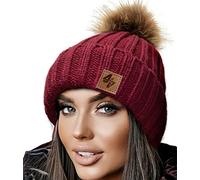Morefazltd (TM) Bonnet d'hiver pour homme et femme avec pompon, Spirit 77, taille unique