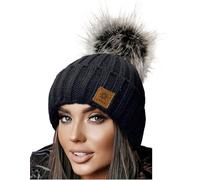 Morefazltd (TM) Bonnet d'hiver pour homme et femme avec pompon, Spirit 81, taille unique