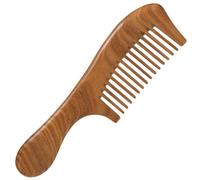Moreinday Peigne en bois de santal vert pour homme et femme
