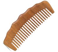 Moreinday Peigne en bois - Peigne à cheveux en bois de santal - Peigne à dents larges pour femme