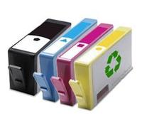 Moreinks - 4 Cartouche d'encre Compatibles cyan / magenta / jaune / noir pour imprimante HP Photosmart D5463 cyan / magenta / jaune / noir G