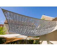 MOREL-Filet d’ombrage rectangulaire gris Jardiline - 3 x 2,4 m