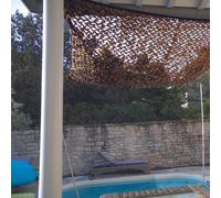 MOREL-Filet d’ombrage rectangulaire marron Jardiline - 3 x 2,4 m