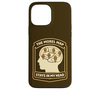 Morel Hunter Humour The Morel Map Stays in My Head Coque pour iPhone 13 Pro Max