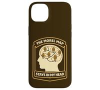 Morel Hunter Humour The Morel Map Stays in My Head Coque pour iPhone 14 Plus