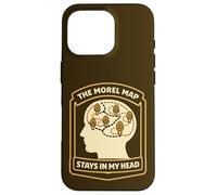 Morel Hunter Humour The Morel Map Stays in My Head Coque pour iPhone 16 Pro