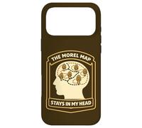 Morel Hunter Humour The Morel Map Stays in My Head Coque pour iPhone 17 Pro Max