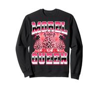 Morel Queen Mushroom Mycologist Style années 90 Sweatshirt