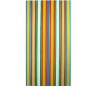 MOREL - Rideau de porte polyéthylène Antilles multicolore 120x220 cm
