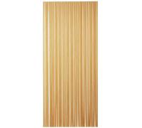 MOREL - Rideau portière PVC Tahiti brun et beige 100x220 cm