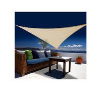 MOREL-Voile triangulaire en toile beige sable Jardiline Austral - 3,6 m