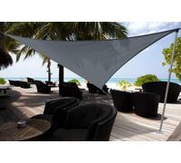 MOREL-Voile triangulaire en toile gris ardoise Jardiline Austral - 3,6 m