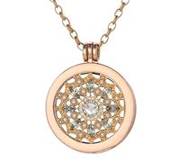 Morella Dames Collier Or 70 cm en Acier Inoxydable et Pendentif avec pièce de 33 mm dans Un Sac à Bijoux