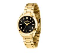 Morellato 8056783047963 Montre analogique à Quartz pour Femme avec Bracelet en Acier Inoxydable, Or