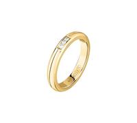 Morellato Bague Femme en Acier Doré, Zircons, Collection Love Rings - SNA470